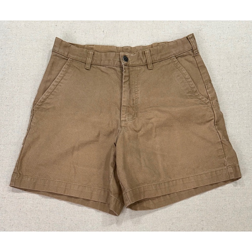 Patagonia Stand Up Shorts Mens 32 Brown Organic Cotton Canvas 5 Inseam